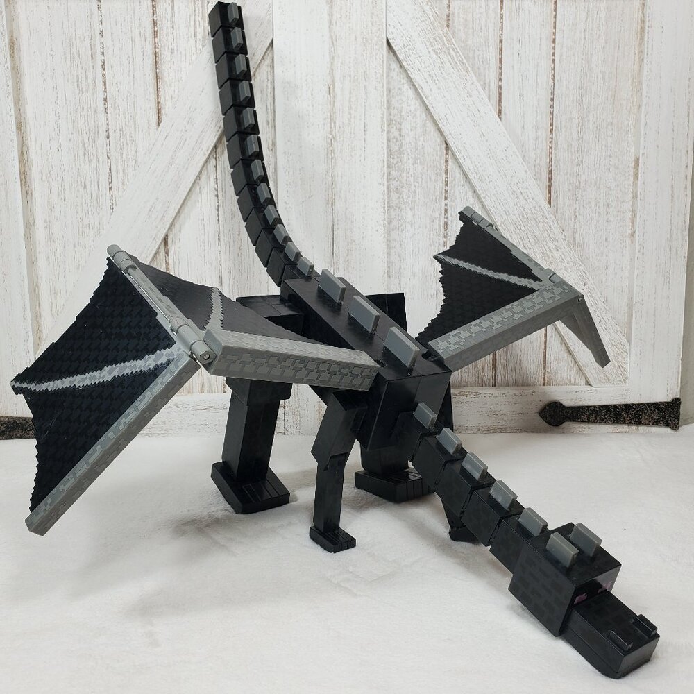 Minecraft Ender Dragon Toy 21.5" Long Action Figure